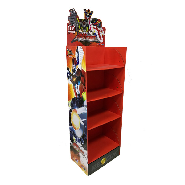 Exhibition Stands Cardboard Floor Display Stand For Toy