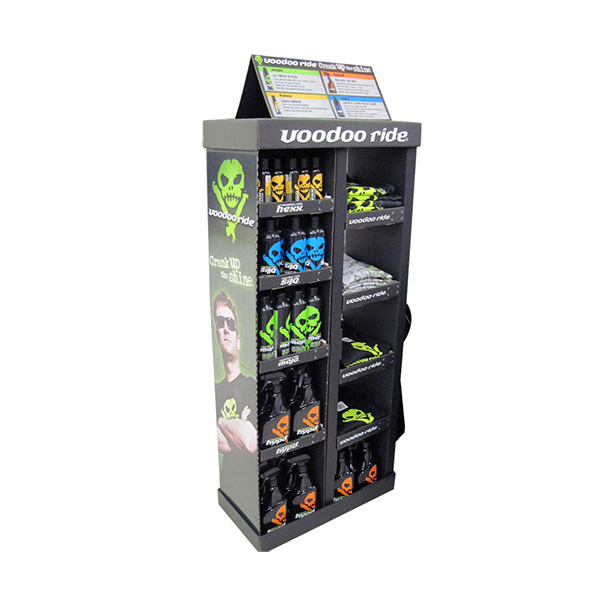 Cardboard Display Stand For Automotive Beauty Products